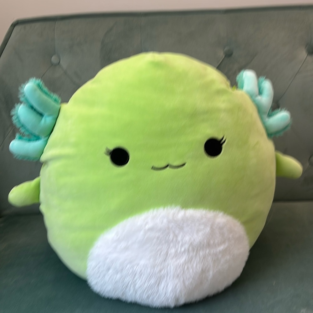 Green axolotl squish mellow
